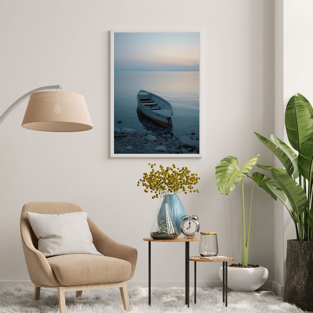 Boat by the sea