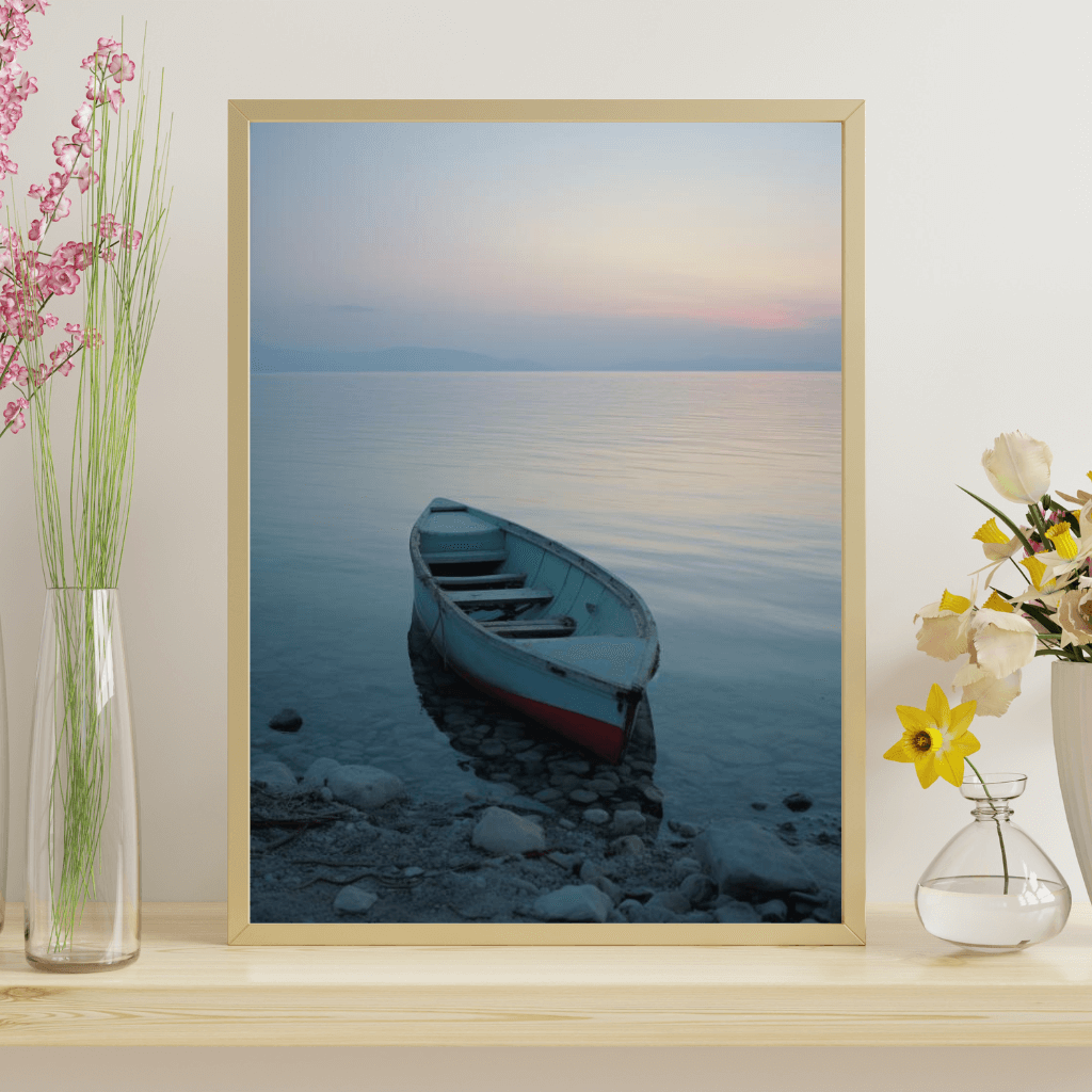 Boat by the sea