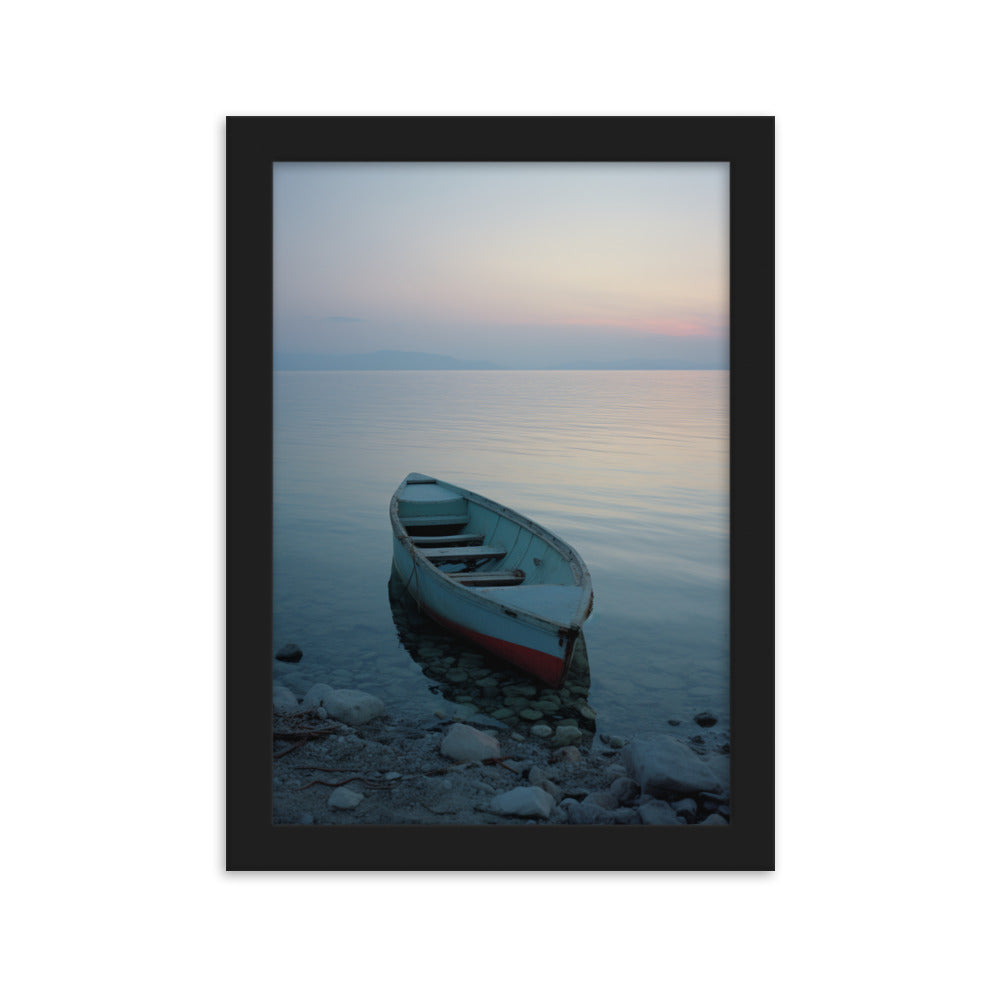 Boat By The Sea poster