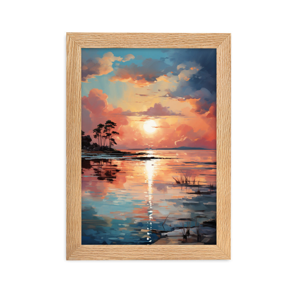 Skies Over The Sea poster