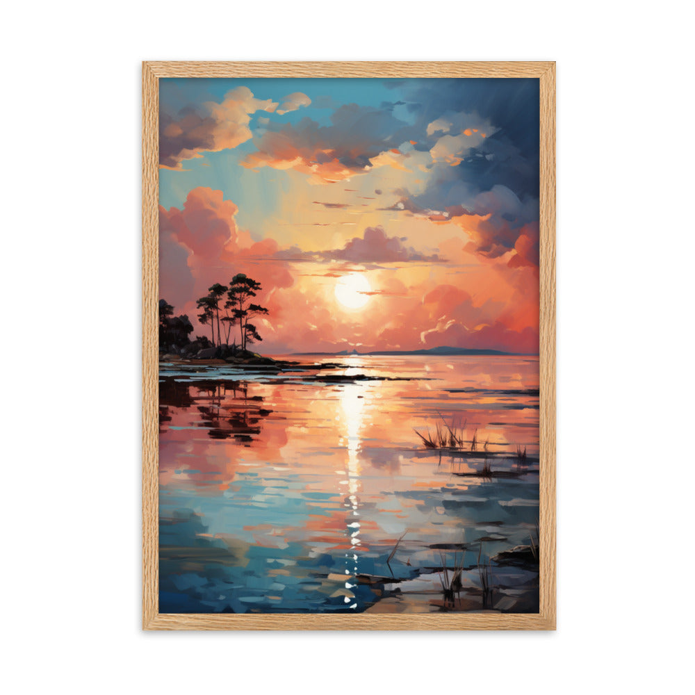 Skies Over The Sea poster