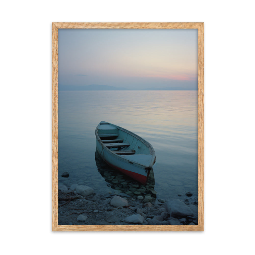 Boat By The Sea poster