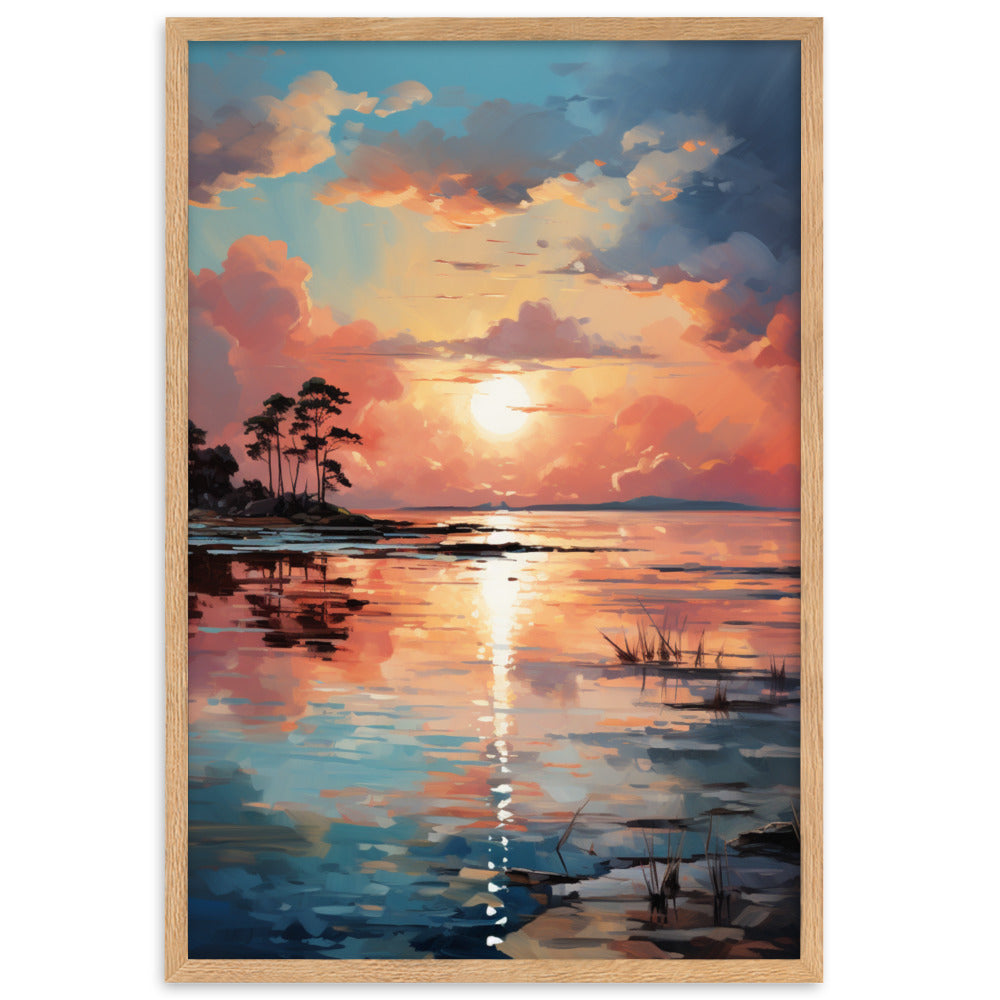 Skies Over The Sea poster