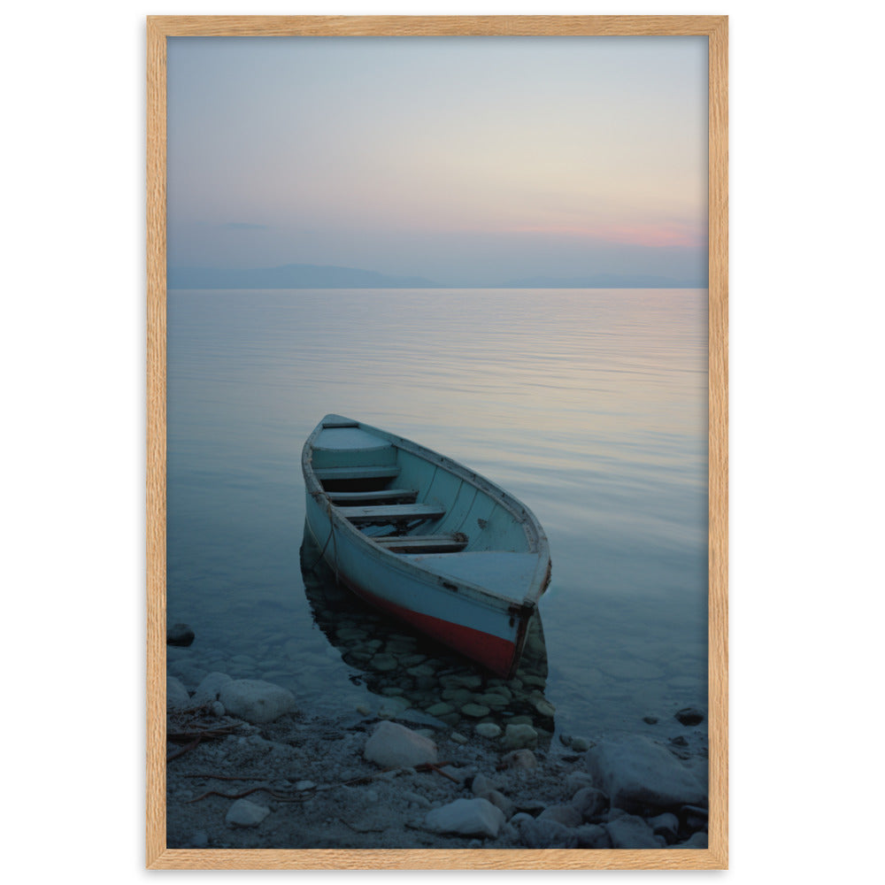Boat By The Sea poster