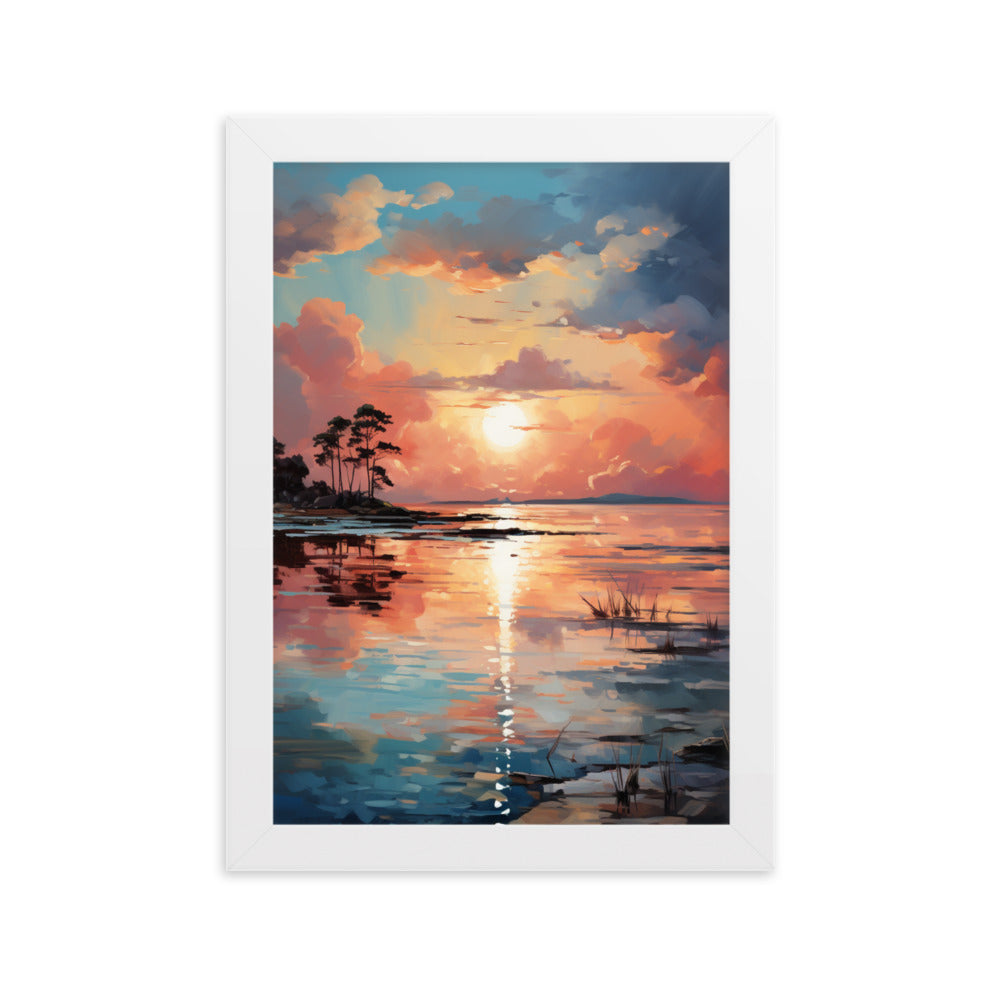 Skies Over The Sea poster