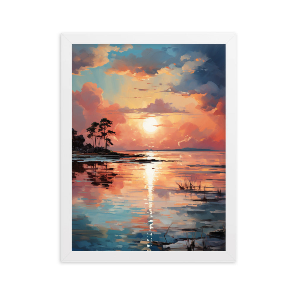 Skies Over The Sea poster