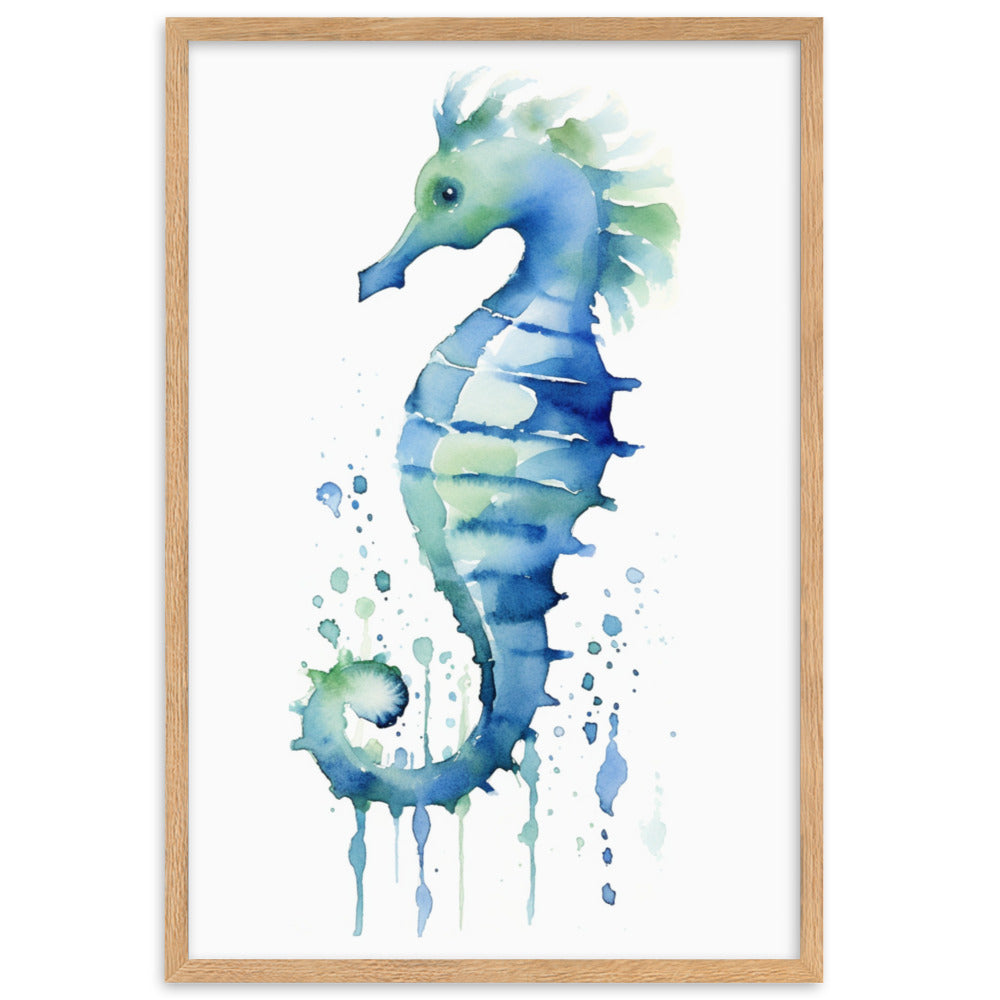 Seahorse poster