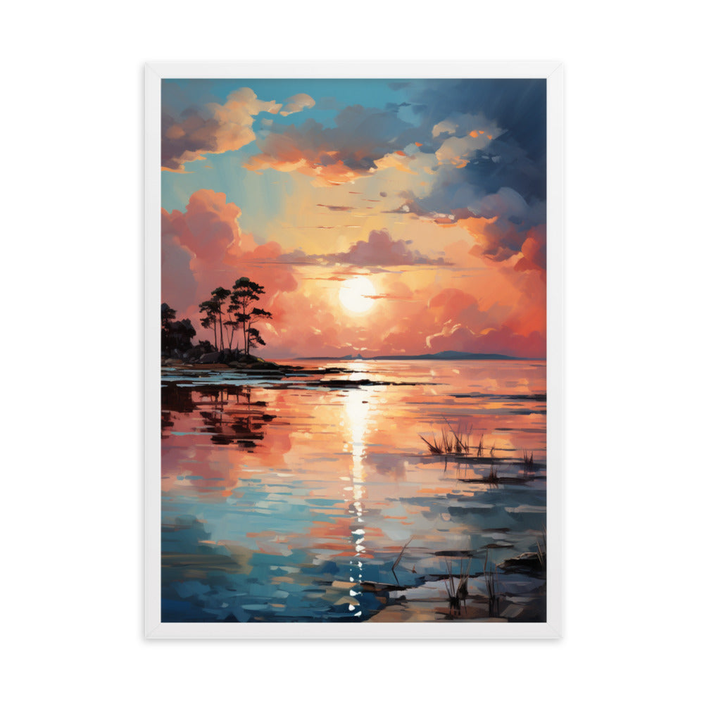 Skies Over The Sea poster